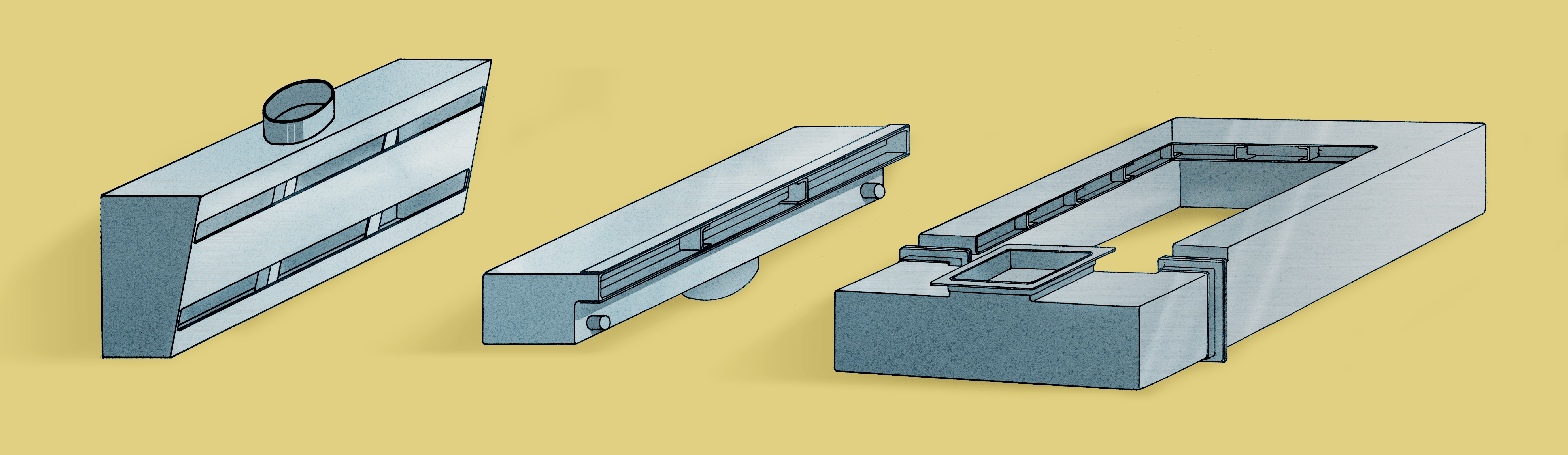 lateral industrial exhaust hoods