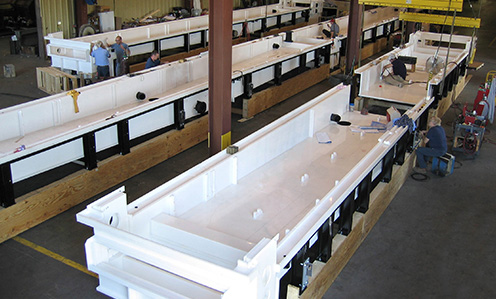 Plating Tanks for steel processing line