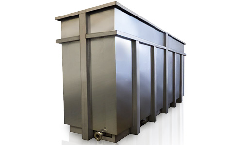 Stainless Steel Tanks for food processing, chemical mixing, dispensing