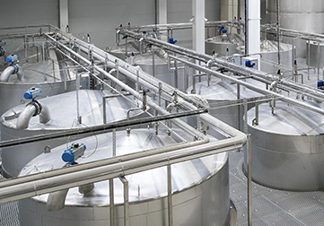 Stainless steel tanks designed and installed by Tri-Mer